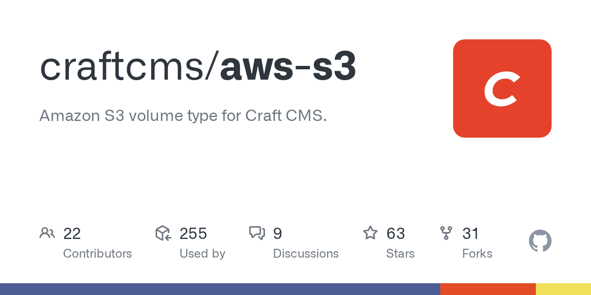 craftcms/aws-s3 screenshot